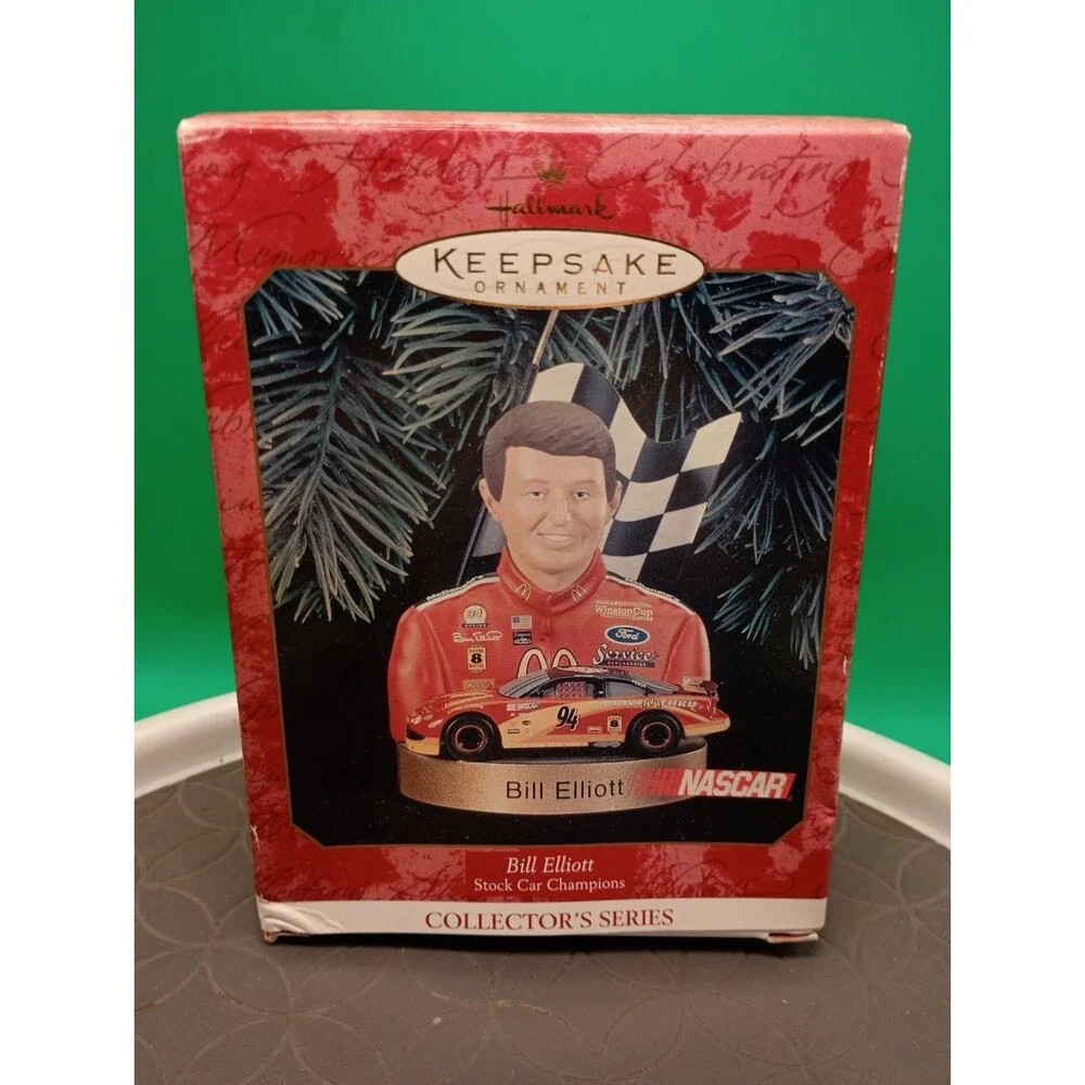 Hallmark Keepsake NASCAR Racing Bill Elliott #94 Christmas Ornament
